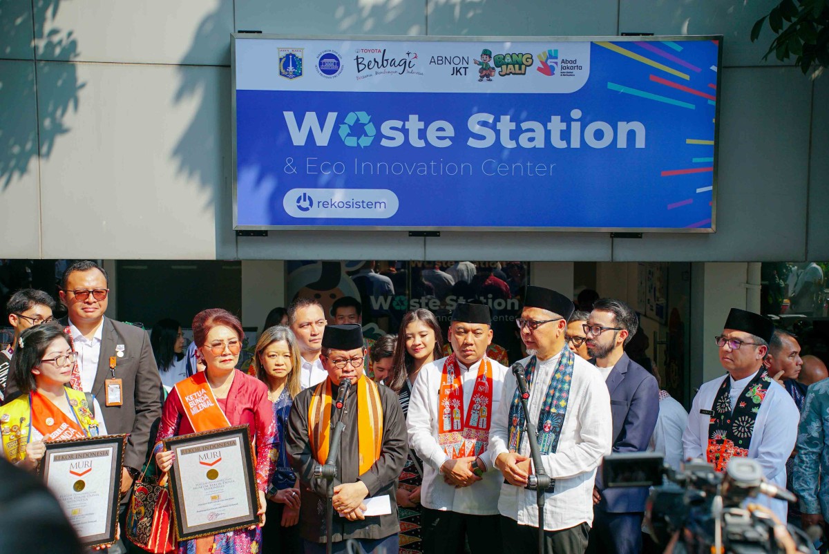 Bersama Pemprov DKI Jakarta PT TAM Resmikan Waste Station Pengelolaan Sampah Anorganik Yang Lebih Bertanggung jawab
