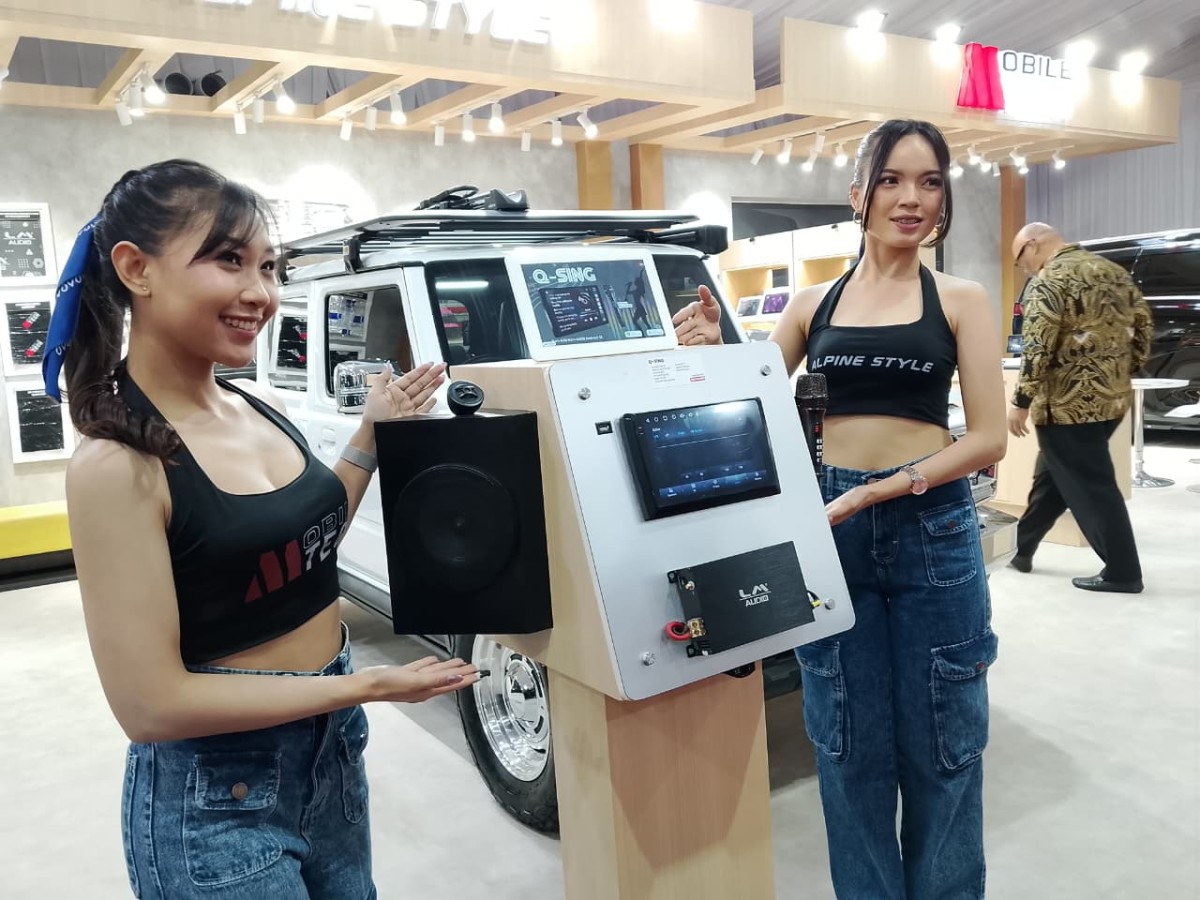 MobileTech Hadirkan Q-Sing Produk Intertaintmen Mobil Berkualitas Tinggi Di GIIAS 2026