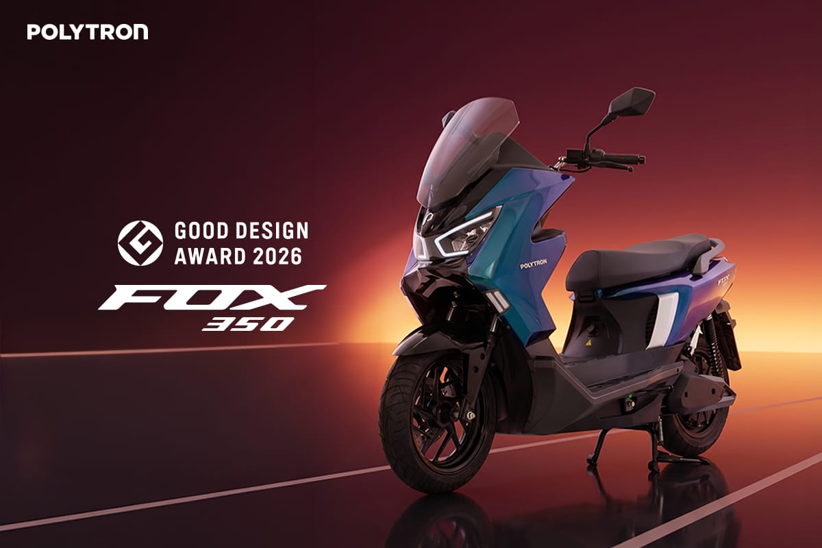 Lolos Seleksi Dari 5.111 Karya Desain Dunia Polytron FOX 350 Raih Penghargaan Bergengsi Di Jepang